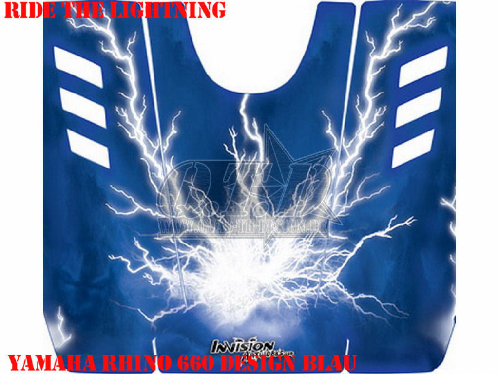 Ride the Lightning Blue for Yamaha Rhino 450/660/700